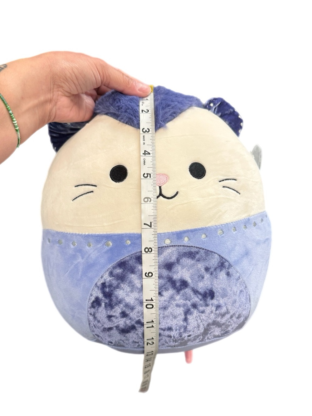 Squishmallows Blanche the Possum Purple Cream Plush 12” NWT - Picture 10 of 10